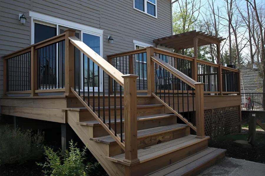 Beautiful deck built by Tuff Deck Builders San Diego